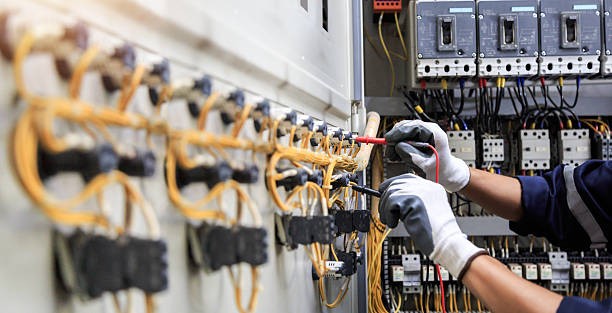 Professional Electrician technician working in Pughtown, PA